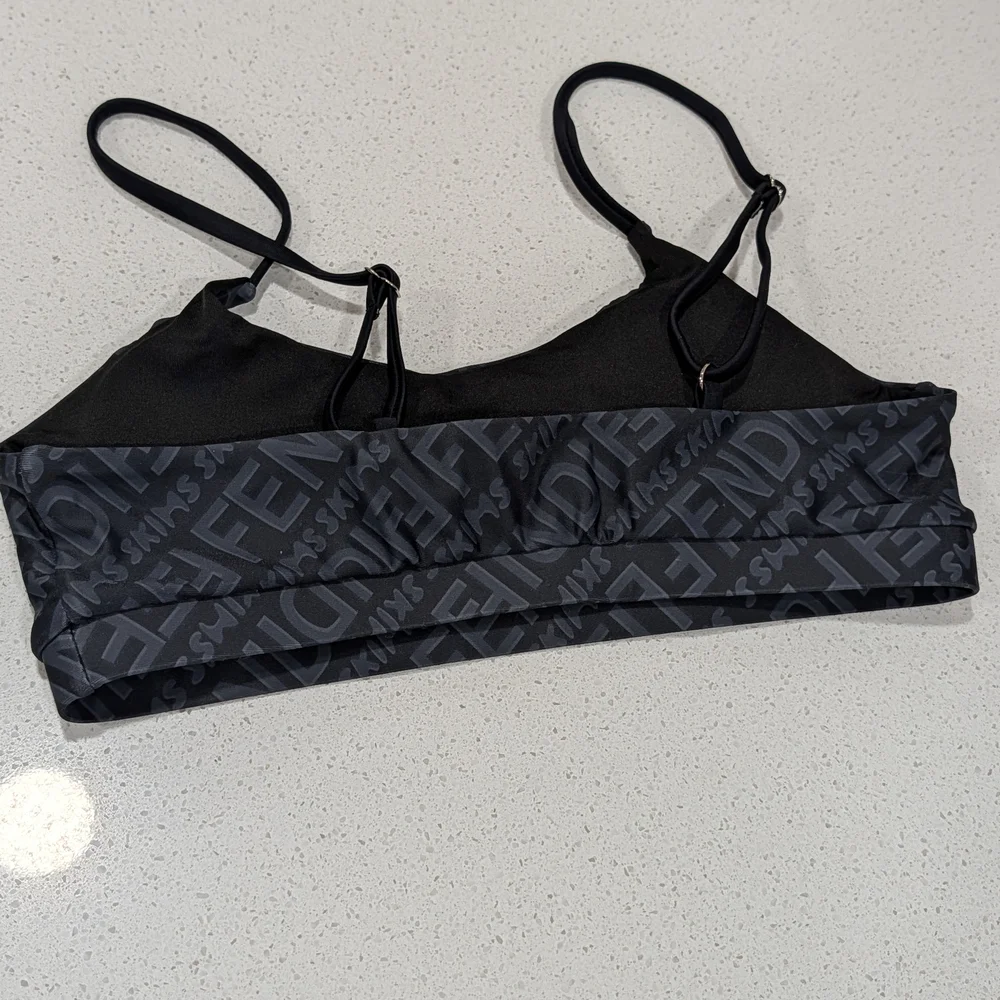 Fendi Skims Charcoal Logo Bikini Set - Picture 2 of 3